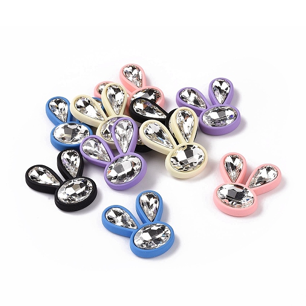 PandaHall Acrylic Cabochons, with Acrylic Rhinestone, Rabbit Head, Mixed Color, 35x31x7mm Acrylic Rabbit Multicolor
PandaHall Acrylic Cabochons, with Acrylic Rhinestone, Rabbit Head, Mixed Color, 35x31x7mm Acrylic Rabbit Multicolor