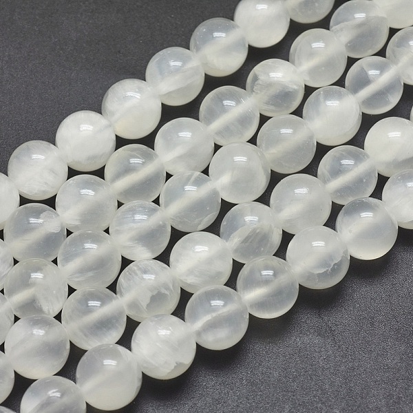 PandaHall Natural Selenite Beads Strands, Round, 12mm, Hole: 1.2mm, about 33pcs/strand, 15.7 inch(40cm) Selenite Round
PandaHall Natural Selenite Beads Strands, Round, 12mm, Hole: 1.2mm, about 33pcs/strand, 15.7 inch(40cm) Selenite Round