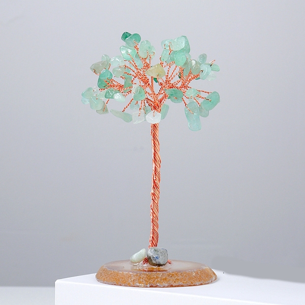PandaHall Natural Green Aventurine Chips Tree of Life Decorations, Natural Agate with Copper Wire Feng Shui Energy Stone Gift for Home...
PandaHall Natural Green Aventurine Chips Tree of Life Decorations, Natural Agate with Copper Wire Feng Shui Energy Stone Gift for Home...