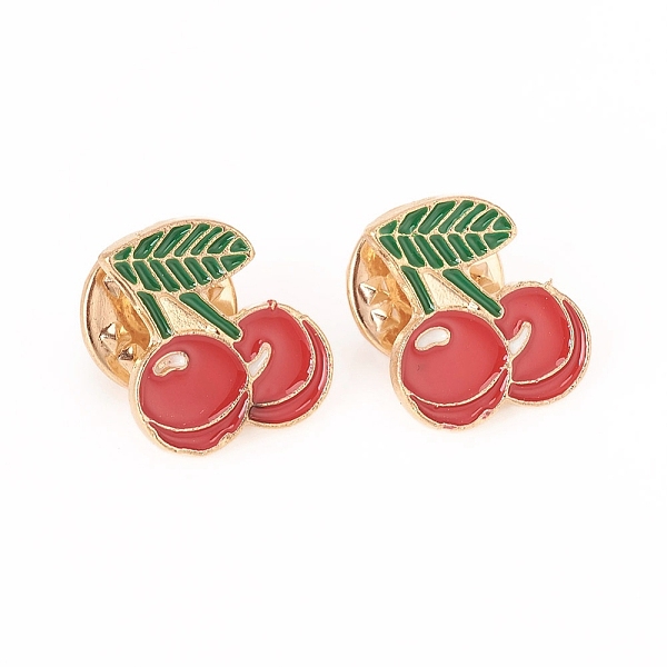 PandaHall Alloy Enamel Safety Brooches, Enamel Pin, with Iron Pin, Cherry, Light Gold, Red, 16.5x14.5x9.5mm, Pin: 1.2mm Alloy+Enamel Red
PandaHall Alloy Enamel Safety Brooches, Enamel Pin, with Iron Pin, Cherry, Light Gold, Red, 16.5x14.5x9.5mm, Pin: 1.2mm Alloy+Enamel Red