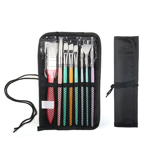 PandaHall 8Pcs Painting Brush, Nylon Hair Brushes with Wood Handle, for Watercolor Painting Artist Professional Painting, Colorful, 21x11cm...
PandaHall 8Pcs Painting Brush, Nylon Hair Brushes with Wood Handle, for Watercolor Painting Artist Professional Painting, Colorful, 21x11cm...