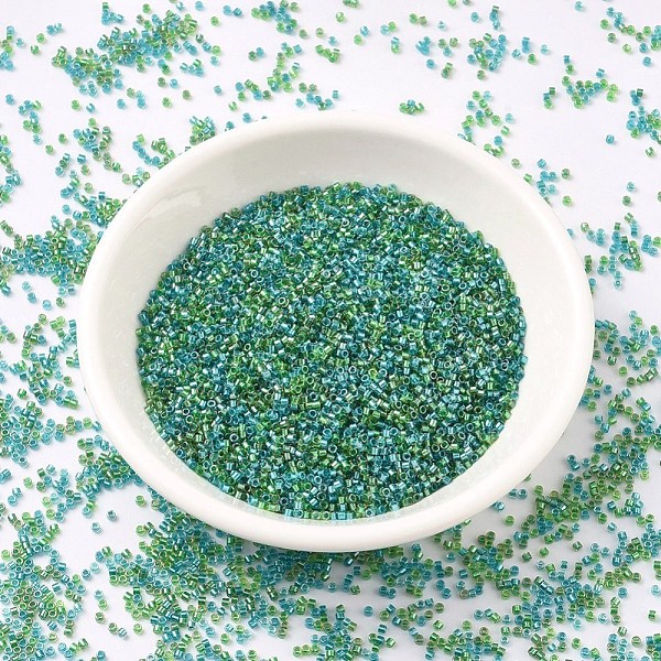 PandaHall MIYUKI Delica Beads, Cylinder, Japanese Seed Beads, 11/0, (DB0984) Sparkling Lined Aqua Fresco Mix(Aqua Teal Green) , 1.3x1.6mm..., Cyan
PandaHall MIYUKI Delica Beads, Cylinder, Japanese Seed Beads, 11/0, (DB0984) Sparkling Lined Aqua Fresco Mix(Aqua Teal Green) , 1.3x1.6mm..., Cyan