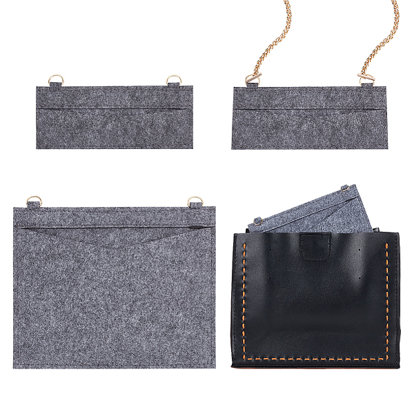 PandaHall WADORN 2 Styles Felt Organizer Insert for Purse, Women Pouchette Wallet Conversion Kit Mini Envelope Bag Insert Liner with D-ring..., Gray
PandaHall WADORN 2 Styles Felt Organizer Insert for Purse, Women Pouchette Wallet Conversion Kit Mini Envelope Bag Insert Liner with D-ring..., Gray