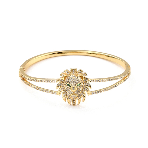 PandaHall Green Cubic Zirconia Lion Bangle, Brass Hinged Bangle for Women, Lead Free & Cadmium Free, Real 18K Gold Plated, Inner Diameter...
PandaHall Green Cubic Zirconia Lion Bangle, Brass Hinged Bangle for Women, Lead Free & Cadmium Free, Real 18K Gold Plated, Inner Diameter...