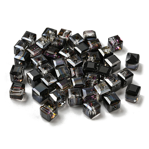 PandaHall Electroplate Glass Beads, Faceted, Cube, Black, 5.5x5.5x5.5mm, Hole: 1.6mm , 100pcs/bag Glass Cube Black
PandaHall Electroplate Glass Beads, Faceted, Cube, Black, 5.5x5.5x5.5mm, Hole: 1.6mm , 100pcs/bag Glass Cube Black