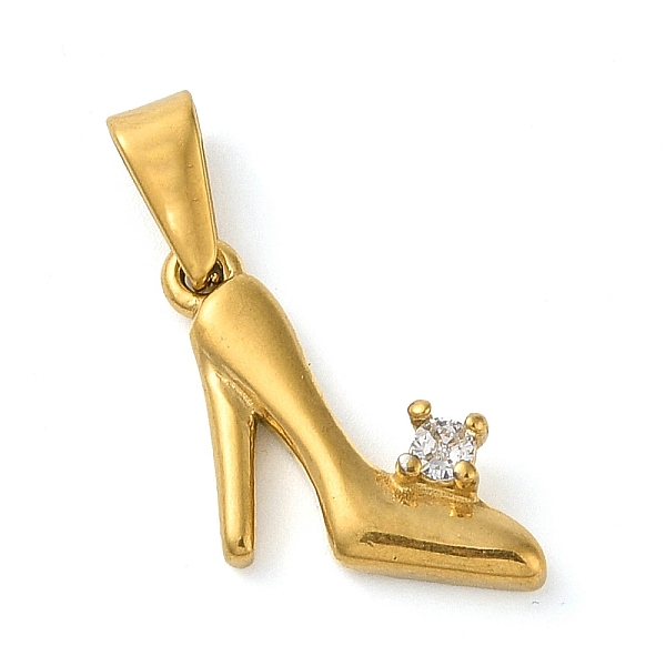 PandaHall 304 Stainless Steel Micro Pave Clear Cubic Zirconia Pendants, High-Heeled Shoes, Golden, 22x14x4mm, Hole: 8x3.2mm Stainless...
PandaHall 304 Stainless Steel Micro Pave Clear Cubic Zirconia Pendants, High-Heeled Shoes, Golden, 22x14x4mm, Hole: 8x3.2mm Stainless...