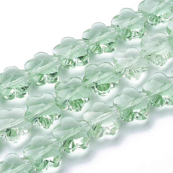 PandaHall Transparent Glass Beads, Faceted, Plum Blossom, Pale Green, 10x10x7mm, Hole: 1mm Glass Flower Green
PandaHall Transparent Glass Beads, Faceted, Plum Blossom, Pale Green, 10x10x7mm, Hole: 1mm Glass Flower Green