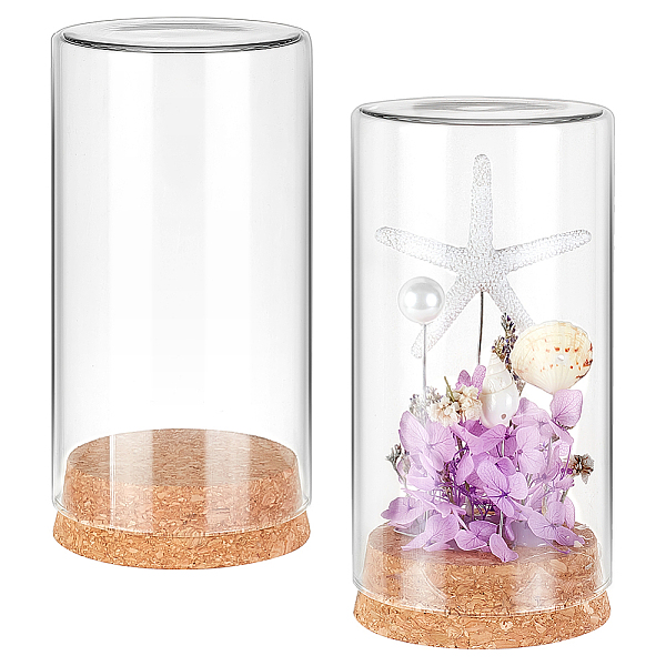PandaHall Empty Glass Jar, with Cork Stopper, Bead Container, Wishing Bottle, Clear, 12.8x6.5cm, Inner Diameter: 6.1cm Glass Bottle Clear
PandaHall Empty Glass Jar, with Cork Stopper, Bead Container, Wishing Bottle, Clear, 12.8x6.5cm, Inner Diameter: 6.1cm Glass Bottle Clear