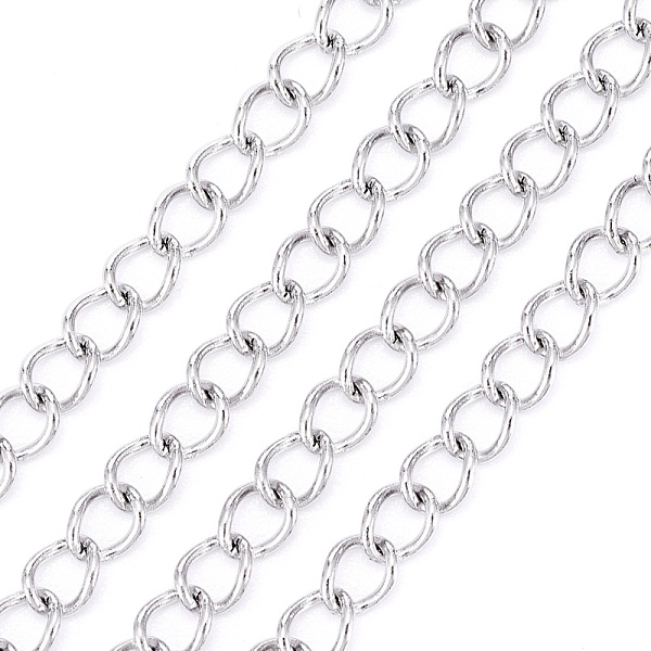 PandaHall 304 Stainless Steel Curb Chains, Twisted Chains, Soldered, Stainless Steel Color, 4x3x0.6mm 304 Stainless Steel
PandaHall 304 Stainless Steel Curb Chains, Twisted Chains, Soldered, Stainless Steel Color, 4x3x0.6mm 304 Stainless Steel