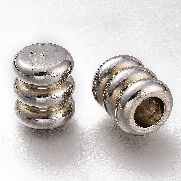 PandaHall 304 Stainless Steel Cord End Caps, Grooved Column, Stainless Steel Color, 12x10mm, Hole: 5.5mm 304 Stainless Steel
PandaHall 304 Stainless Steel Cord End Caps, Grooved Column, Stainless Steel Color, 12x10mm, Hole: 5.5mm 304 Stainless Steel