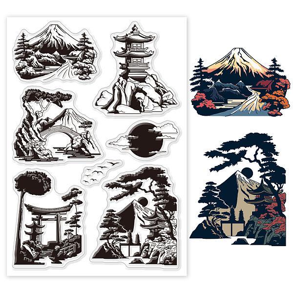 PandaHall GLOBLELAND Japanese Scenery Clear Stamps for Cards Making Natural Landscape Clear Stamp Seals Transparent Stamps for DIY...
PandaHall GLOBLELAND Japanese Scenery Clear Stamps for Cards Making Natural Landscape Clear Stamp Seals Transparent Stamps for DIY...