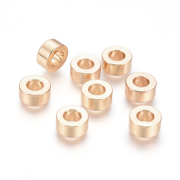 PandaHall Brass Beads, Long-Lasting Plated, Column, Golden, Hole: 4mm, 8x4mm Brass Column
PandaHall Brass Beads, Long-Lasting Plated, Column, Golden, Hole: 4mm, 8x4mm Brass Column