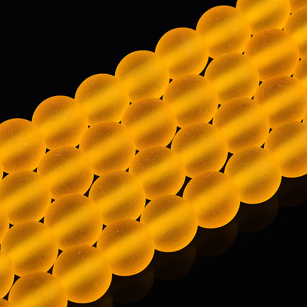PandaHall Transparent Glass Beads Strands, Frosted, Round, Orange, 6~6.5mm, Hole: 1.4mm, about 67~70pcs/strand, 14.76 inch~15.16 inch...
PandaHall Transparent Glass Beads Strands, Frosted, Round, Orange, 6~6.5mm, Hole: 1.4mm, about 67~70pcs/strand, 14.76 inch~15.16 inch...