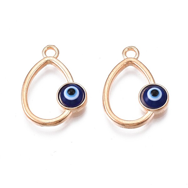 PandaHall Alloy Enamel Pendants, Light Gold, Cadmium Free & Lead Free, Teardrop with Evil Eye, Dark Blue, 20x14.5x4mm, Hole: 1.8mm...
PandaHall Alloy Enamel Pendants, Light Gold, Cadmium Free & Lead Free, Teardrop with Evil Eye, Dark Blue, 20x14.5x4mm, Hole: 1.8mm...