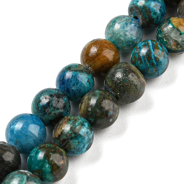 PandaHall Natural Chrysocolla Beads Strands, Round, 10mm, Hole: 0.9mm, about 38~40pcs/strand, 15.47''~15.87''(39.3~40.3cm) Chrysocolla Round
PandaHall Natural Chrysocolla Beads Strands, Round, 10mm, Hole: 0.9mm, about 38~40pcs/strand, 15.47''~15.87''(39.3~40.3cm) Chrysocolla Round