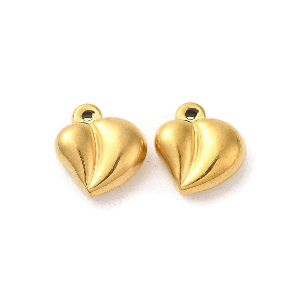 PandaHall 304 Stainless Steel Pendants, Heart Charm, Golden, 15x14x6mm, Hole: 1.5mm 304 Stainless Steel Heart
PandaHall 304 Stainless Steel Pendants, Heart Charm, Golden, 15x14x6mm, Hole: 1.5mm 304 Stainless Steel Heart