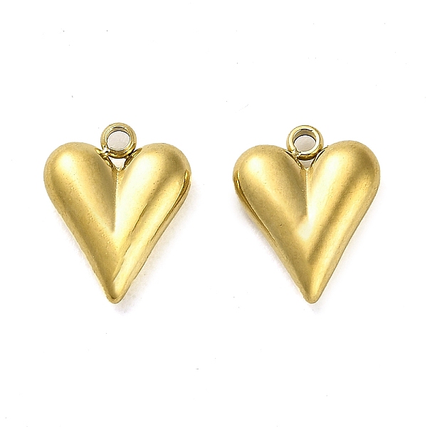 PandaHall 304 Stainless Steel Pendants, Heart Charm, Real 14K Gold Plated, 12x9.5x3mm, Hole: 1.4mm 304 Stainless Steel Heart
PandaHall 304 Stainless Steel Pendants, Heart Charm, Real 14K Gold Plated, 12x9.5x3mm, Hole: 1.4mm 304 Stainless Steel Heart