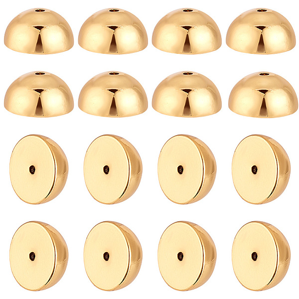 PandaHall PH 8pcs 18K Gold Plated Earring Backs for Studs, 9mm Half Round Ear Backs Secure Pierced Locking Earring Lifters Replacements for...
PandaHall PH 8pcs 18K Gold Plated Earring Backs for Studs, 9mm Half Round Ear Backs Secure Pierced Locking Earring Lifters Replacements for...