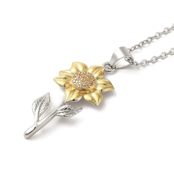 PandaHall Brass Micro Pave Cubic Zirconia Pendant Necklaces for Women, Flower, Platinum, 15.79 inch(401mm) Brass Flower
PandaHall Brass Micro Pave Cubic Zirconia Pendant Necklaces for Women, Flower, Platinum, 15.79 inch(401mm) Brass Flower