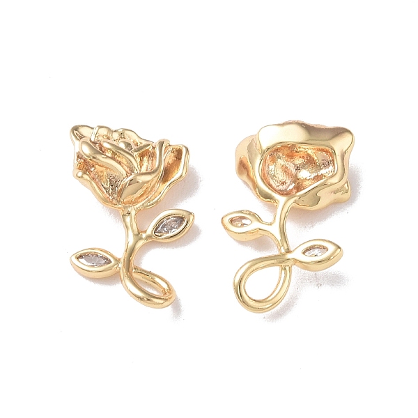 PandaHall Brass Micro Pave Cubic Zirconia Pendants, Flower, Real 18K Gold Plated, 17x10x3.5mm, Hole: 3x2mm Brass+Cubic Zirconia Flower Clear
PandaHall Brass Micro Pave Cubic Zirconia Pendants, Flower, Real 18K Gold Plated, 17x10x3.5mm, Hole: 3x2mm Brass+Cubic Zirconia Flower Clear