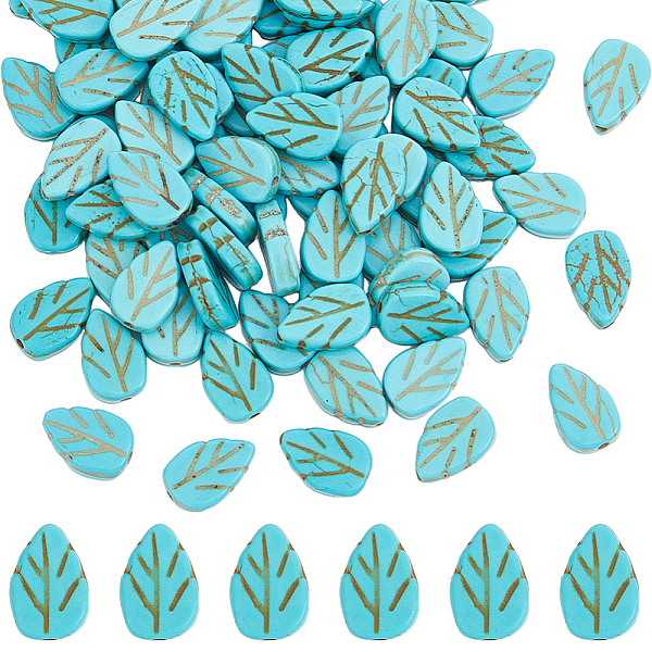 PandaHall SUNNYCLUE 1 Box 5 Strands 145Pcs Turquoise Bead Strings Leaf Beads Stone Healing Energy Turquoise Gemstone Beads String Blue Leaf..., Green
PandaHall SUNNYCLUE 1 Box 5 Strands 145Pcs Turquoise Bead Strings Leaf Beads Stone Healing Energy Turquoise Gemstone Beads String Blue Leaf..., Green