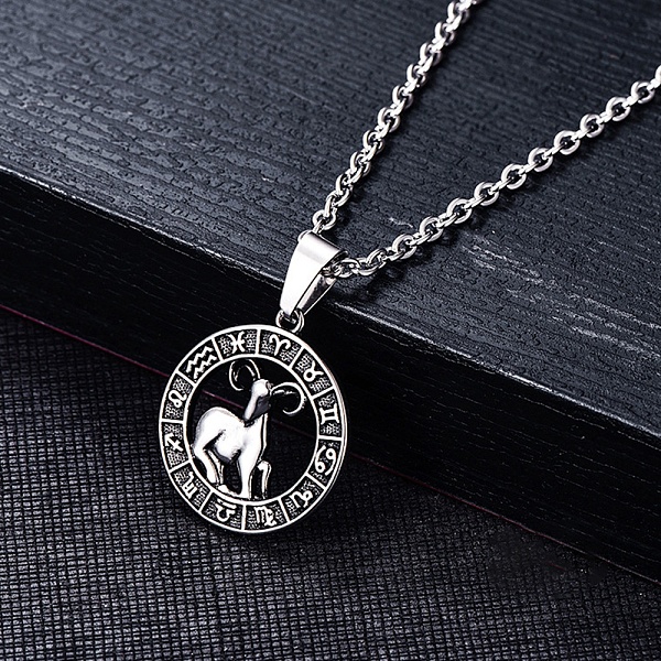 PandaHall Stainless Steel Pendants, Stainless Steel Color, Flat Round with Constellation Charm, Aries, 28x25mm Stainless Steel Aries
PandaHall Stainless Steel Pendants, Stainless Steel Color, Flat Round with Constellation Charm, Aries, 28x25mm Stainless Steel Aries