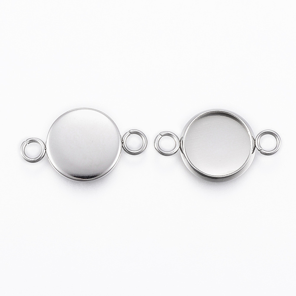 PandaHall 304 Stainless Steel Cabochon Connector Settings, Plain Edge Bezel Cups, Flat Round, Stainless Steel Color, Tray: 10mm, 18.5x12x2mm...
PandaHall 304 Stainless Steel Cabochon Connector Settings, Plain Edge Bezel Cups, Flat Round, Stainless Steel Color, Tray: 10mm, 18.5x12x2mm...
