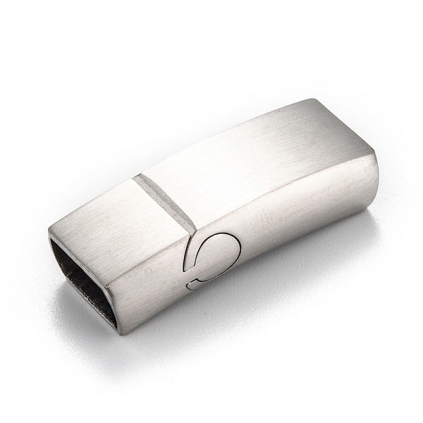 PandaHall 316 Surgical Stainless Steel Magnetic Clasps with Glue-in Ends, Frosted, Rectangle, Stainless Steel Color, 33x13.5x8mm, Hole...
PandaHall 316 Surgical Stainless Steel Magnetic Clasps with Glue-in Ends, Frosted, Rectangle, Stainless Steel Color, 33x13.5x8mm, Hole...