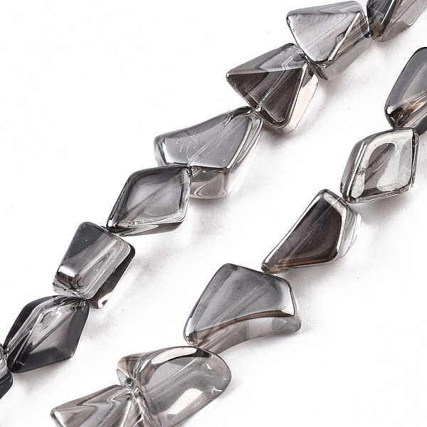 PandaHall Transparent Electroplate Glass Beads Strands, Pearl Luster Plated, Nuggets, Dark Gray, 6.5~16.5x5.5~11.5x3.5~9.5mm, Hole: 1.2mm...
PandaHall Transparent Electroplate Glass Beads Strands, Pearl Luster Plated, Nuggets, Dark Gray, 6.5~16.5x5.5~11.5x3.5~9.5mm, Hole: 1.2mm...