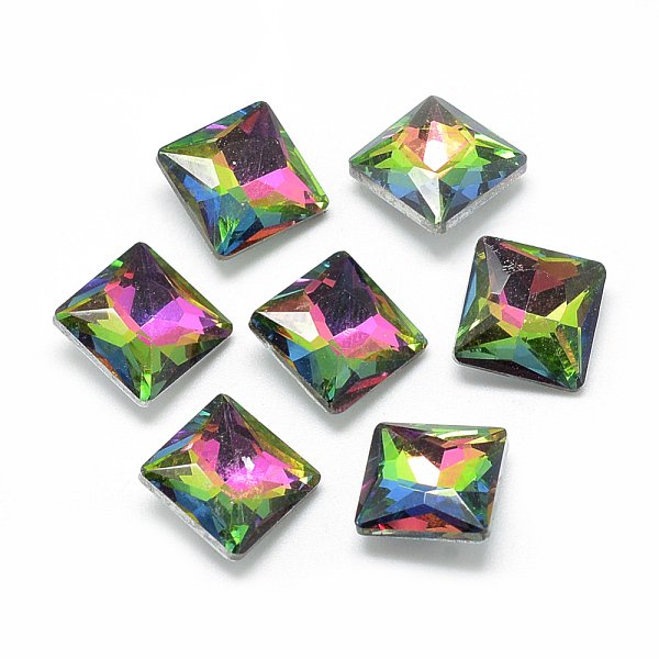 PandaHall Pointed Back Glass Rhinestone Cabochons, Back Plated, Faceted, Square, Colorful, 8x8x3.5mm Glass Rhinestone Square
PandaHall Pointed Back Glass Rhinestone Cabochons, Back Plated, Faceted, Square, Colorful, 8x8x3.5mm Glass Rhinestone Square