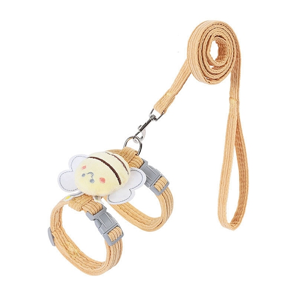 PandaHall Adjustable Cute Polyester Dog Harness and Leash, Soft Harness for Dogs Cats, Bee, Navajo White, Chest Circumference : 320~460mm...
PandaHall Adjustable Cute Polyester Dog Harness and Leash, Soft Harness for Dogs Cats, Bee, Navajo White, Chest Circumference : 320~460mm...
