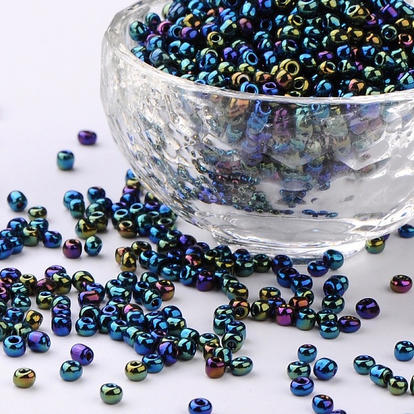 PandaHall Ornaland 8/0 Glass Seed Beads, Iris Round, Green, 3mm, Hole: 0.8mm, about 3600pcs/bag Glass Green
PandaHall Ornaland 8/0 Glass Seed Beads, Iris Round, Green, 3mm, Hole: 0.8mm, about 3600pcs/bag Glass Green