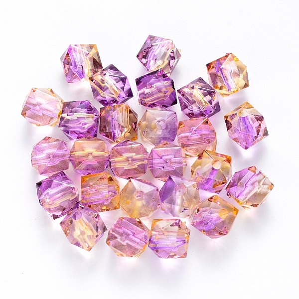PandaHall Transparent Spray Painted Crackle Acrylic Beads, Two Tone, Polygon, Plum, 7.5x8x8mm, Hole: 1.8mm, 100pcs/bag Acrylic Polygon..., Purple
PandaHall Transparent Spray Painted Crackle Acrylic Beads, Two Tone, Polygon, Plum, 7.5x8x8mm, Hole: 1.8mm, 100pcs/bag Acrylic Polygon..., Purple