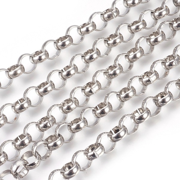 PandaHall 304 Stainless Steel Rolo Chains, Belcher Chain, Unwelded, Stainless Steel Color, 10mm 304 Stainless Steel
PandaHall 304 Stainless Steel Rolo Chains, Belcher Chain, Unwelded, Stainless Steel Color, 10mm 304 Stainless Steel