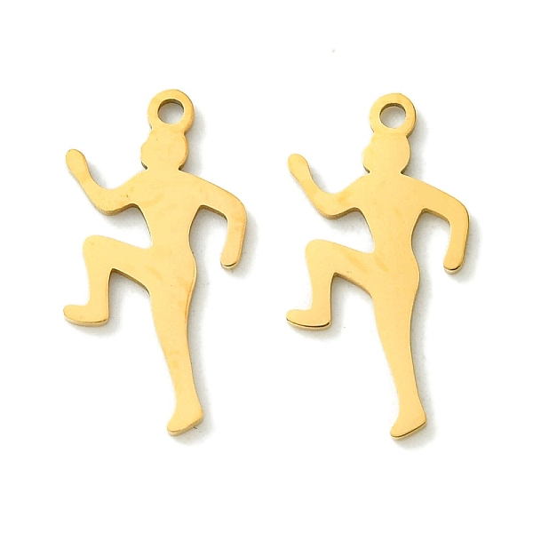 PandaHall 201 Stainless Steel Pendants, Laser Cut, Boy Charm, Real 18K Gold Plated, 19.5x10x1mm, Hole: 1.4mm 201 Stainless Steel Human
PandaHall 201 Stainless Steel Pendants, Laser Cut, Boy Charm, Real 18K Gold Plated, 19.5x10x1mm, Hole: 1.4mm 201 Stainless Steel Human