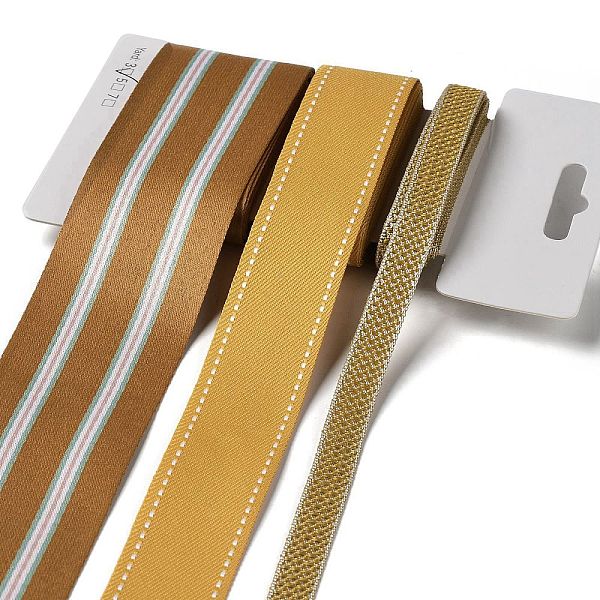 PandaHall 9 Yards 3 Styles Polyester Ribbon, for DIY Handmade Craft, Hair Bowknots and Gift Decoration, Yellow Color Palette, Goldenrod..., Gold
PandaHall 9 Yards 3 Styles Polyester Ribbon, for DIY Handmade Craft, Hair Bowknots and Gift Decoration, Yellow Color Palette, Goldenrod..., Gold