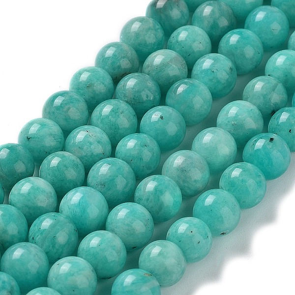 PandaHall Natural Gemstone Amazonite Round Beads Strands, 6mm, Hole: 1mm, about 65pcs/strand, 15.7 inch Amazonite Round
PandaHall Natural Gemstone Amazonite Round Beads Strands, 6mm, Hole: 1mm, about 65pcs/strand, 15.7 inch Amazonite Round
