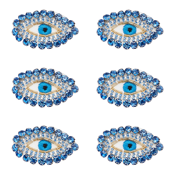 PandaHall FINGERINSPIRE 6PCS Egypt Evil Eye Patch 1.4x2.1 inch Blue Gold Glass Rhinestone Applique Patch Eye Shape Exquisite Embroidered Sew...
PandaHall FINGERINSPIRE 6PCS Egypt Evil Eye Patch 1.4x2.1 inch Blue Gold Glass Rhinestone Applique Patch Eye Shape Exquisite Embroidered Sew...