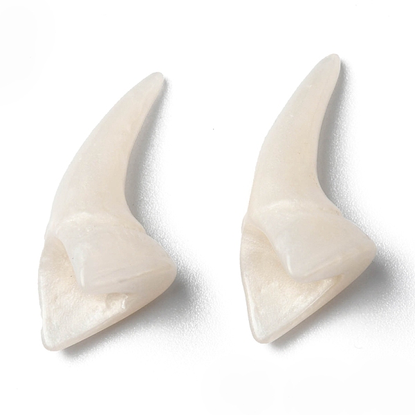 PandaHall Opaque Resin Beads, No Hole, Animal Teeth Shape, White, 25x11x10mm Resin Others White
PandaHall Opaque Resin Beads, No Hole, Animal Teeth Shape, White, 25x11x10mm Resin Others White