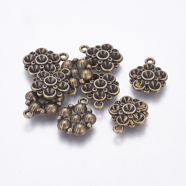 PandaHall Flower Alloy Pendant Rhinestone Settings, Lead Free & Cadmium Free & Nickel Free, Antique Bronze, 19mm long, 16mm wide, 5mm thick...
PandaHall Flower Alloy Pendant Rhinestone Settings, Lead Free & Cadmium Free & Nickel Free, Antique Bronze, 19mm long, 16mm wide, 5mm thick...