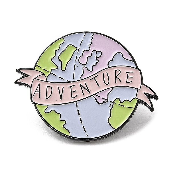 PandaHall The Earth with Word Adventure Enamel Pin, Electrophoresis Black Alloy Brooch for Backpack Clothes, Colorful, 23.7x31x1.7mm..., Multicolor
PandaHall The Earth with Word Adventure Enamel Pin, Electrophoresis Black Alloy Brooch for Backpack Clothes, Colorful, 23.7x31x1.7mm..., Multicolor