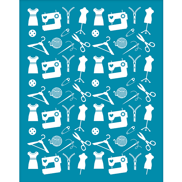 PandaHall Silk Screen Printing Stencil, for Painting on Wood, DIY Decoration T-Shirt Fabric, Sewing Theme Pattern, 100x127mm Nylon Others..., Cyan
PandaHall Silk Screen Printing Stencil, for Painting on Wood, DIY Decoration T-Shirt Fabric, Sewing Theme Pattern, 100x127mm Nylon Others..., Cyan