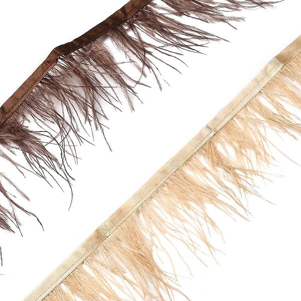 PandaHall 2Pcs 2 Colors Fashion Ostrich Feather Trimming, with Cloth Band, Ornament Accessories, Mixed Color, 105x0.8mm, 1m/pc, 1pc/color..., Multicolor
PandaHall 2Pcs 2 Colors Fashion Ostrich Feather Trimming, with Cloth Band, Ornament Accessories, Mixed Color, 105x0.8mm, 1m/pc, 1pc/color..., Multicolor