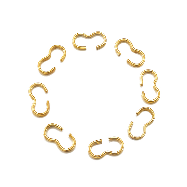 PandaHall Iron Quick Link Connectors, Chain Findings, Number 3 Shaped Clasps, Golden, 7.5~8x4x1~2mm Iron Number
PandaHall Iron Quick Link Connectors, Chain Findings, Number 3 Shaped Clasps, Golden, 7.5~8x4x1~2mm Iron Number