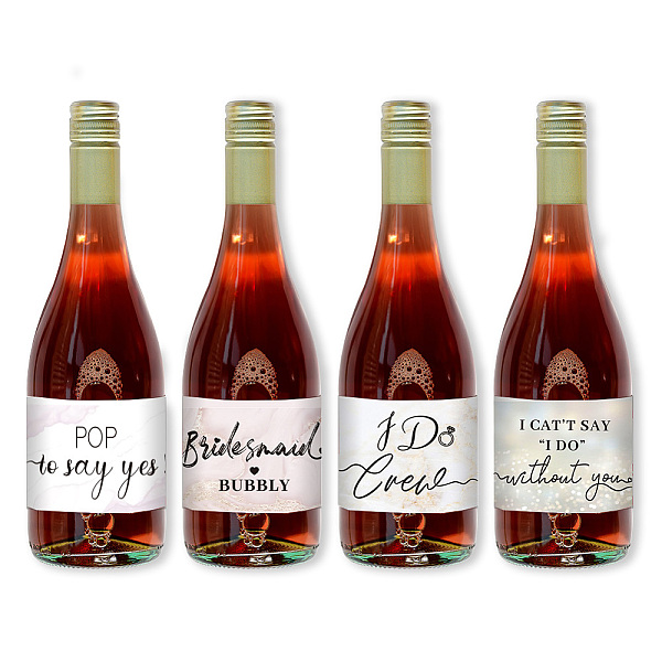 PandaHall PH 40PCS Bridesmaids Mini Champagne Labels Wine Bottle Labels, 4 Styles Waterproof Bridesmaid Proposal Gifts Wedding Favor Labels...
PandaHall PH 40PCS Bridesmaids Mini Champagne Labels Wine Bottle Labels, 4 Styles Waterproof Bridesmaid Proposal Gifts Wedding Favor Labels...