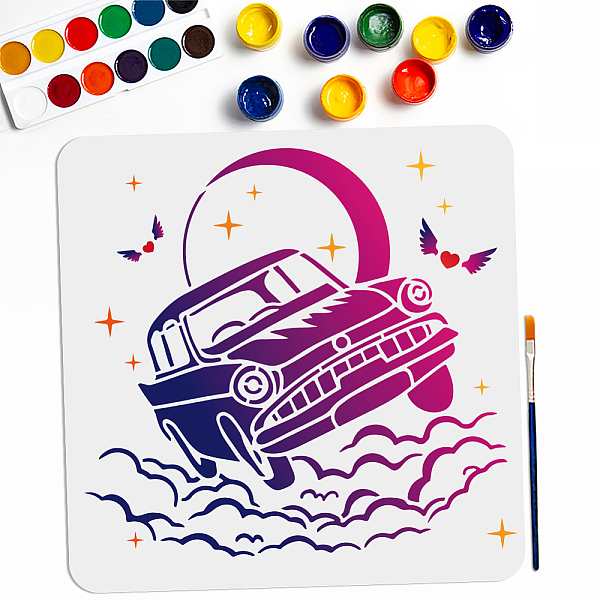 PandaHall MAYJOYDIY US 1Pc PET Hollow Out Drawing Painting Stencils, for DIY Scrapbook, Photo Album, with 1Pc Art Paint Brushes, Car...
PandaHall MAYJOYDIY US 1Pc PET Hollow Out Drawing Painting Stencils, for DIY Scrapbook, Photo Album, with 1Pc Art Paint Brushes, Car...