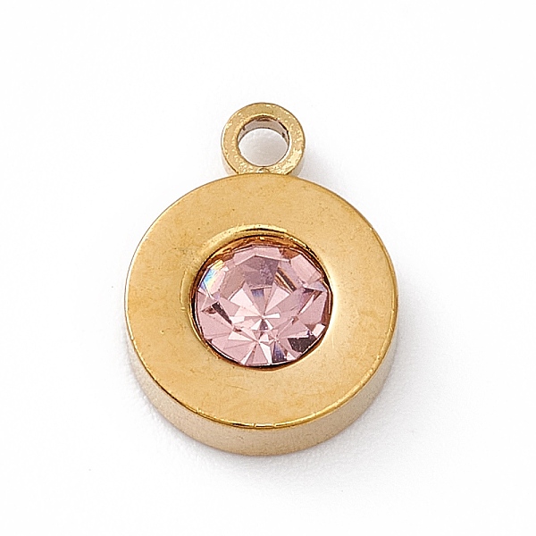 PandaHall 304 Stainless Steel Pendants, with Rhinestone, Flat Round, Rose, 10.5x8x3.5mm, Hole: 1.4mm Stainless Steel+Rhinestone Flat Round..., Pink
PandaHall 304 Stainless Steel Pendants, with Rhinestone, Flat Round, Rose, 10.5x8x3.5mm, Hole: 1.4mm Stainless Steel+Rhinestone Flat Round..., Pink