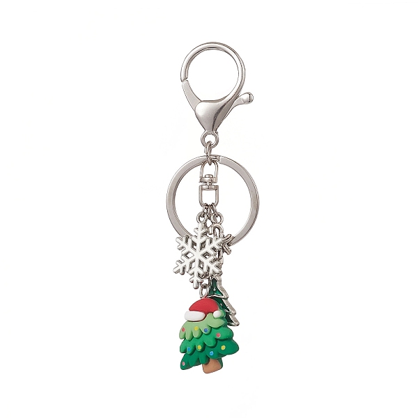 PandaHall Christmas Theme Resin Keychains, with Alloy Enamel Pendants and Alloy Split Key Rings, Snowflake & Christmas Tree, Platinum...
PandaHall Christmas Theme Resin Keychains, with Alloy Enamel Pendants and Alloy Split Key Rings, Snowflake & Christmas Tree, Platinum...