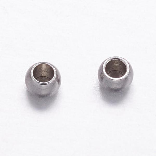 

PandaHall 201 Stainless Steel Spacer Beads, Rondelle, Stainless Steel Color, 2x1.5mm, Hole: 1mm 201 Stainless Steel Rondelle