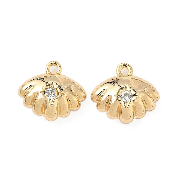 Brass Micro Pave Cl… - image